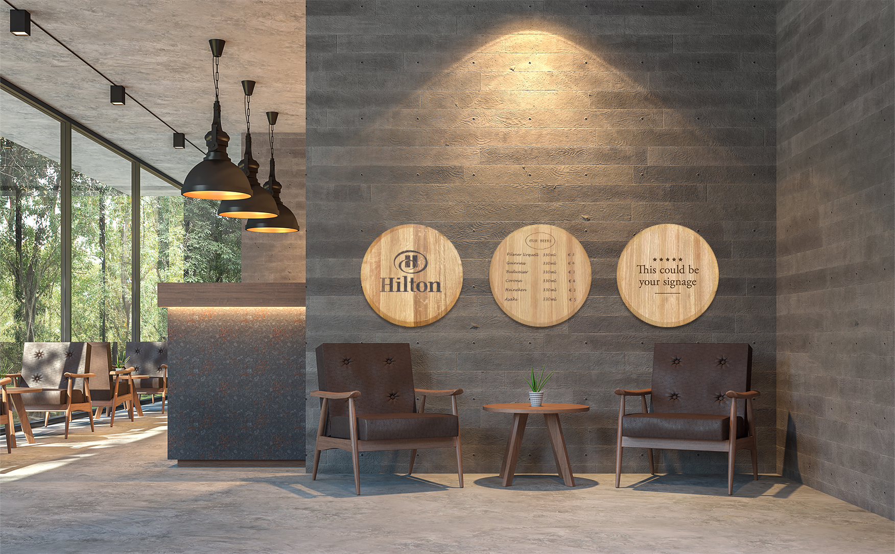 Customized oak wall plate